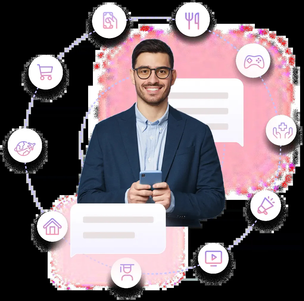 Call, chat and text seamlessly within one interface
